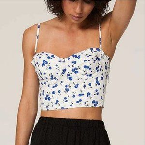 HVN *TAGS* Bella Bustier Crop Top